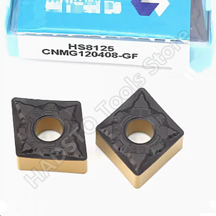 CNMG120404-GF HS8125/CNMG120408-GF HS8125 CNMG432 CNMG431 CNMG120404 CNMG120408 HADSTO CNC carbide inserts Turning inserts