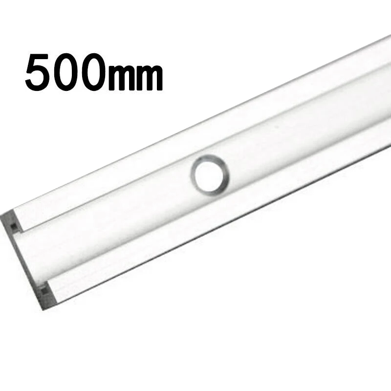 Aluminium Bar Slider T-Tracks T-Slot Jig Fixture for Table Saw Gauge Rod (500Mm)