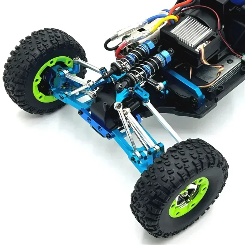 Wltoys 124006 12423 12427 12428 12429 Metalen Upgrade Onderdelen Kit Stuurbeker Stuurinrichting Link Rod 1/12 RC Auto Accessoires