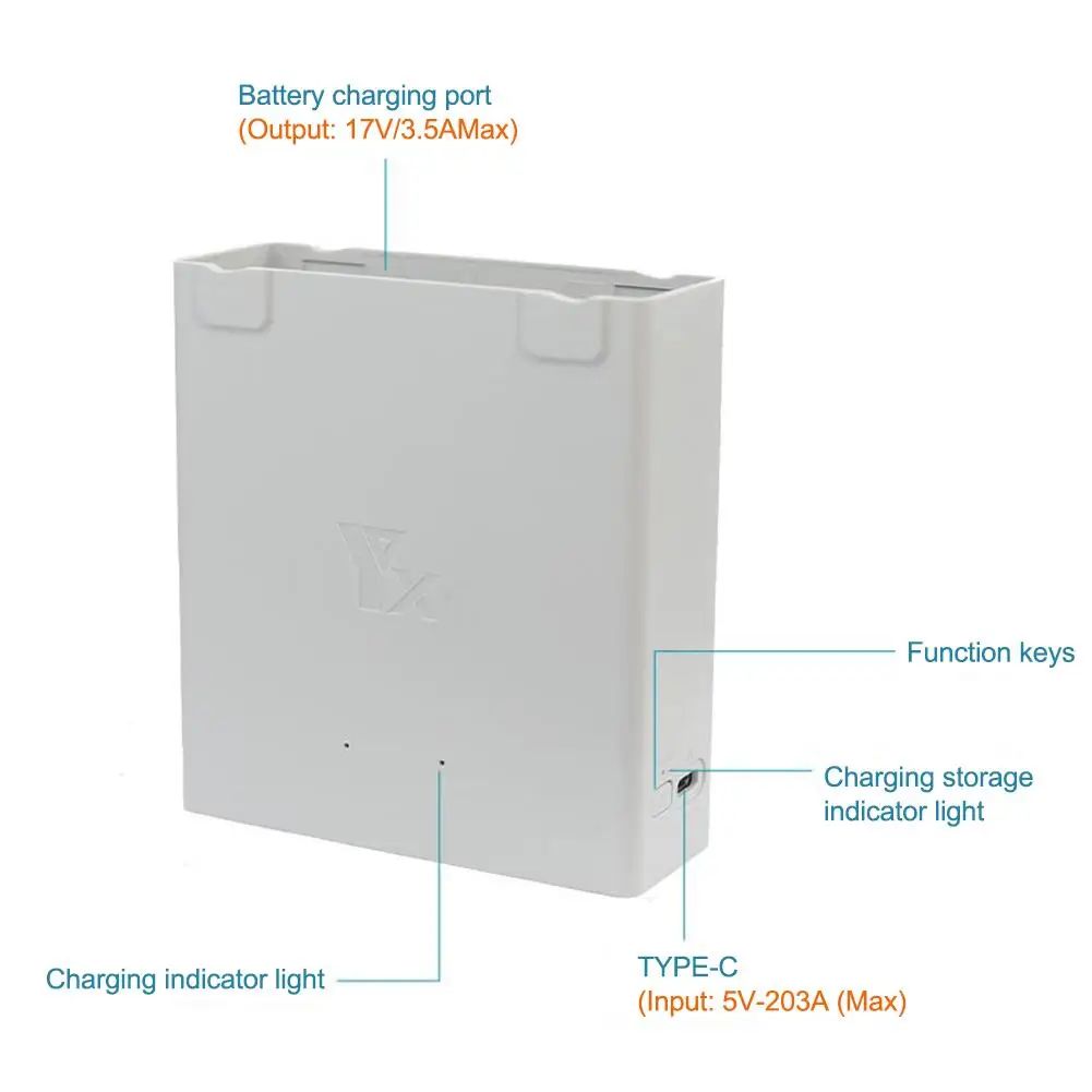 Imagem -06 - Carregamento Battery Manager para Dji Avata Dispositivo de Manutenção Drone Acessórios Baterias 65w