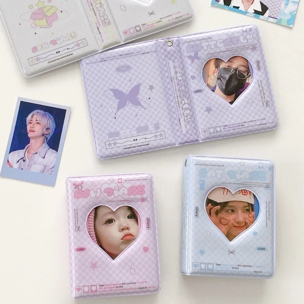 Mini 3 Inch Photo Album Cartoon Album Photo Photocard Holder Book Collect Kpop Album De Fotos Kpop Photocard Binder