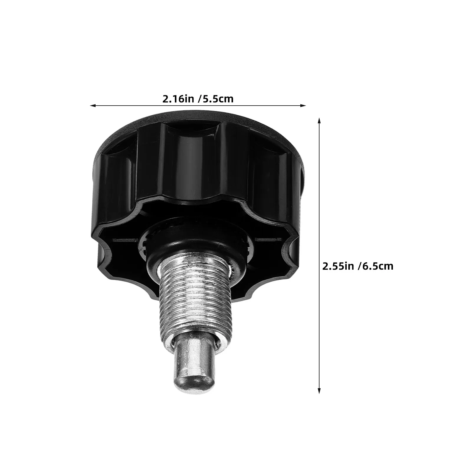 2Pcs Fitness Equipment Pull Pin Ball Shaped Rotating Knob Spring Loaded Locking Pin for Gym Machines Replacement Parts Exercise