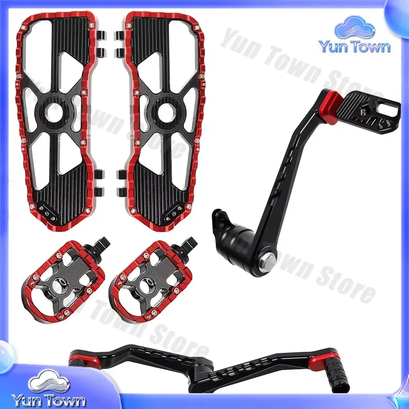 Motorcycle Floorboards Footpeg Shifter Brake Arm Lever Kits for Harley 2014-2025 Touring Street Road Glide FLHX FLTRX ST 117