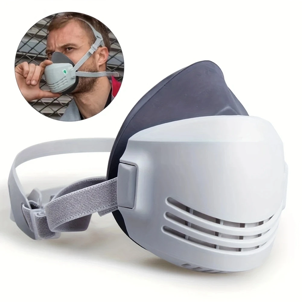 Dust mask, filter cotton mask, half face mask, dust mask, anti industrial building dust mist, safety gas mask