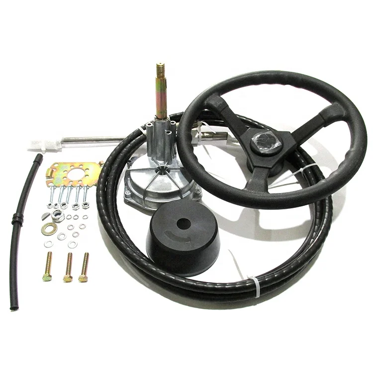 نظام تروس التوجيه الهيدروليكي/قارب خارجي كابل نظام التوجيه الميكانيكي الدوار والعجلة الخارجية