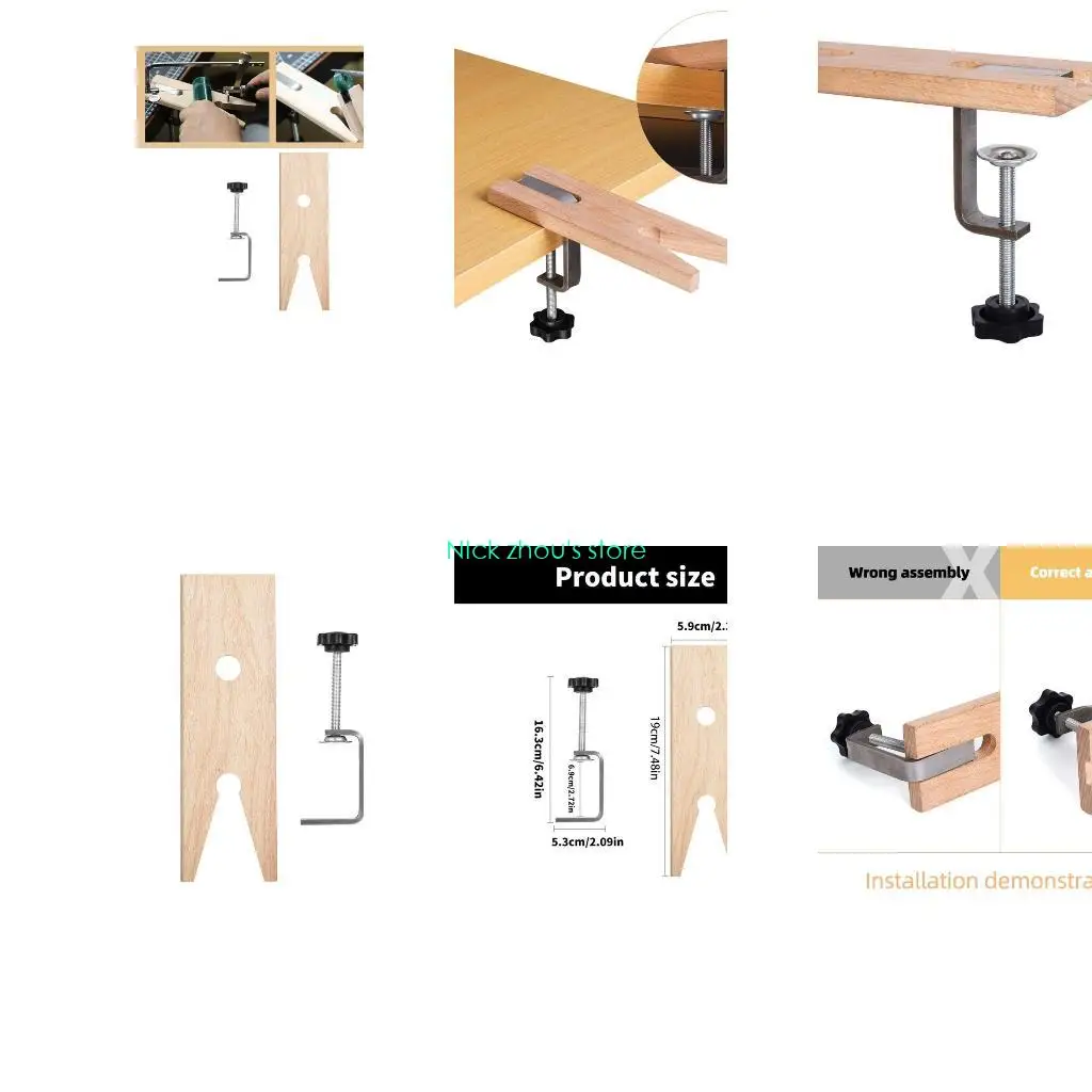 

E15E Multipurpose Jewelry Countertop Clamp for Jewelry Designers and Goldsmiths