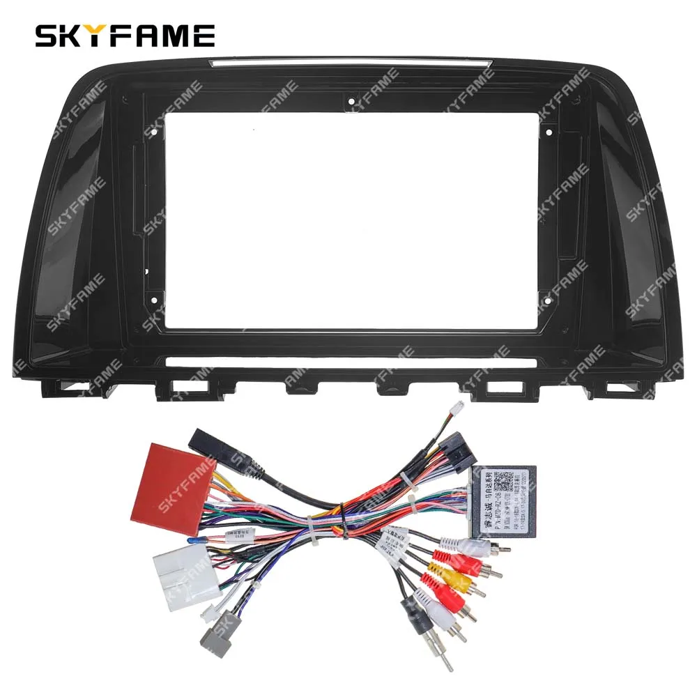 SKYFAME Car Frame Fascia Adapter Android Radio Dash Fitting Panel Kit For Mazda 6 Atenza