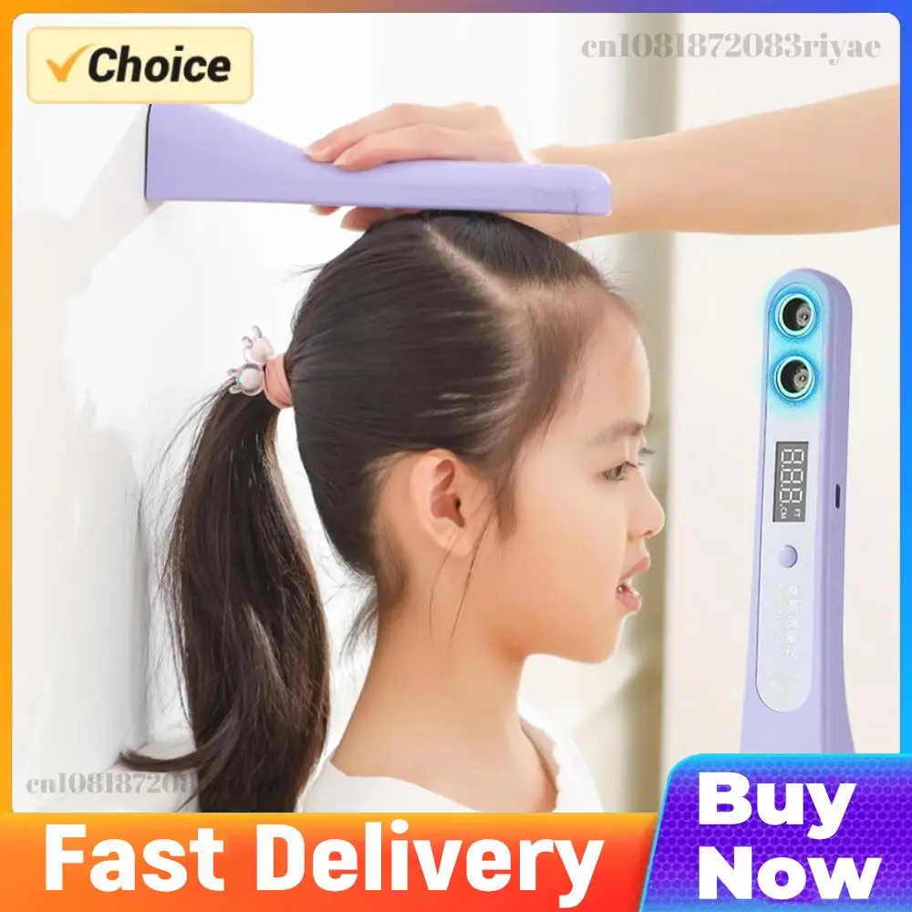 Ultrasonic Digital Height Measuring Ruler LED Display Portable Height Measuring Device Electronic Height Ruler for Adults Kids