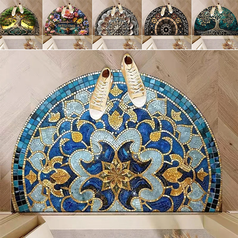 

American-style Anti-slip Entrance Door Mat,Wear-resistant Entrance Hall Absorbent Carpet, Home Decoration Ideal for Living Rooms
