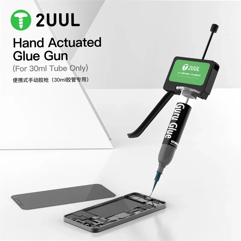 2UUL SC06 Hand Actuated Glue Gun for 30ML Tube Mobile Phone Repair Soldering Oil Welding Tool Flux Automatic Dispenser Booster