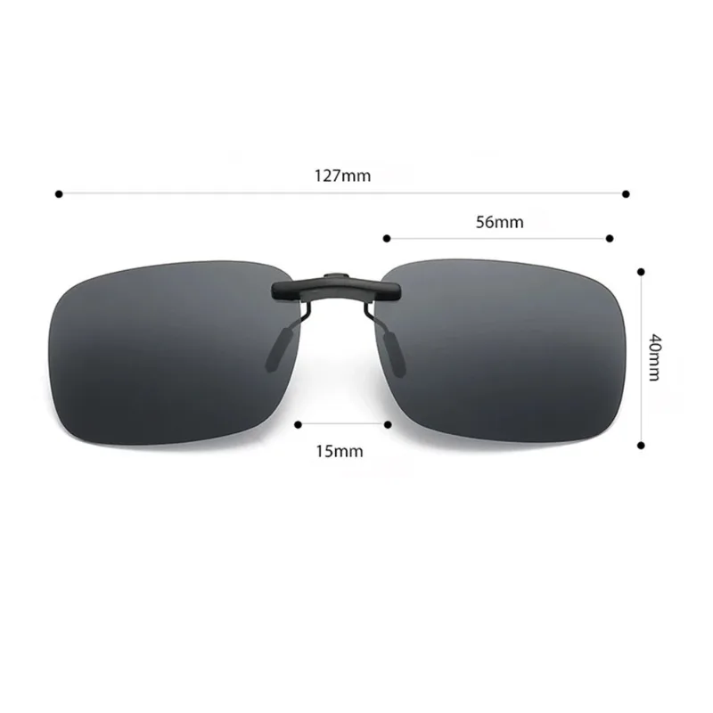 Clip-on Sunglasses Frameless Anti-glare Sunglasses Lenses Frameless Sunglasses Lenses Anti-glare For Fashion Accessory Outdoor view 6