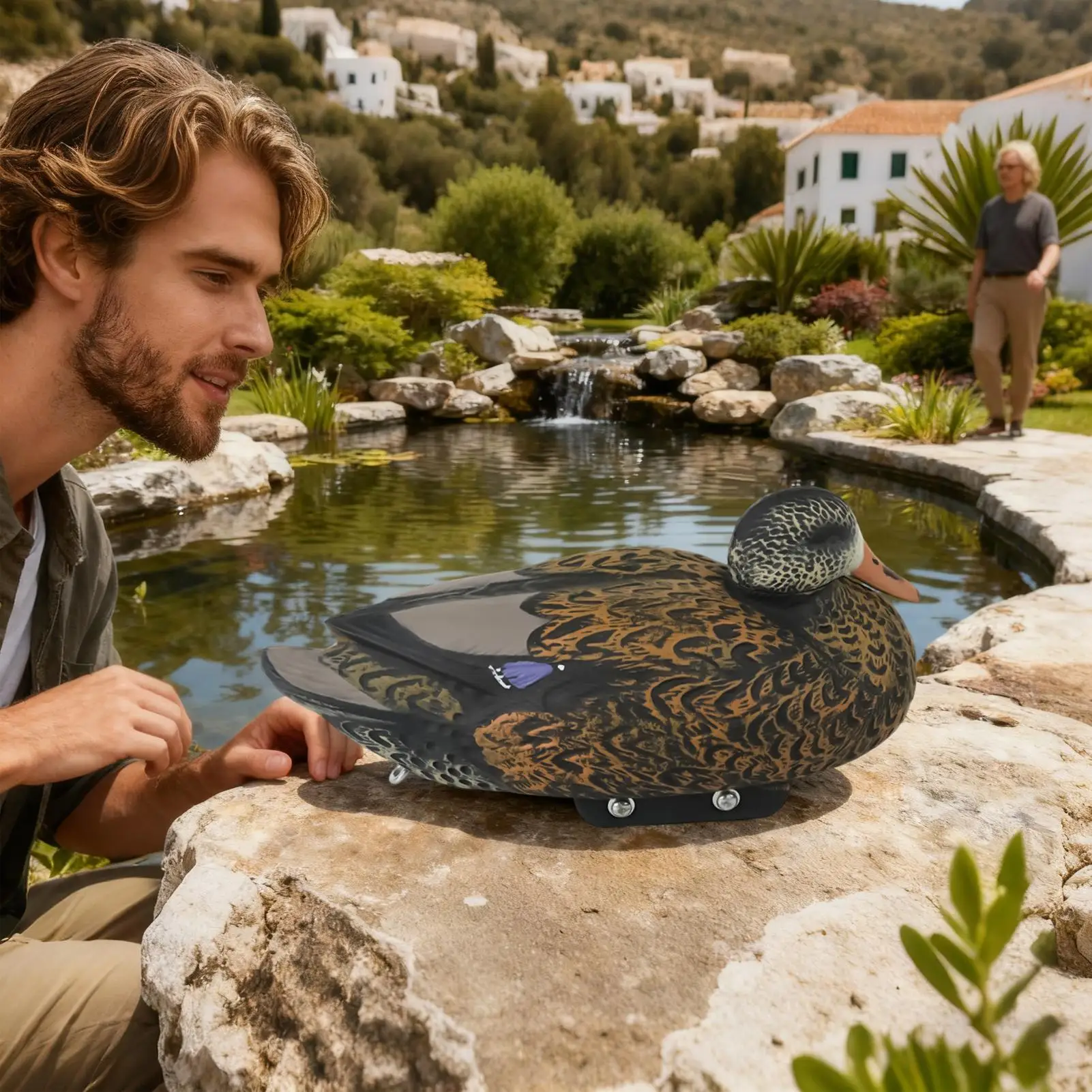 

Duck Motion Decoys Floating Duck Model Decoration Simulation Mallard Decoys For Garden Outdoor Camping Backyard Patio Pond Pool