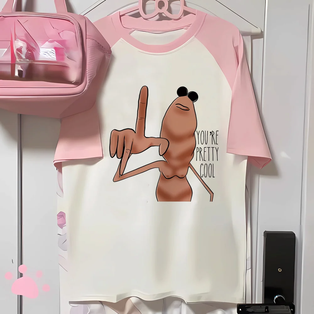 Marcus the Worm t-shirt teen cutecore 80s meme scene  y2k tshirt 2000s y2k cute dollette graphic