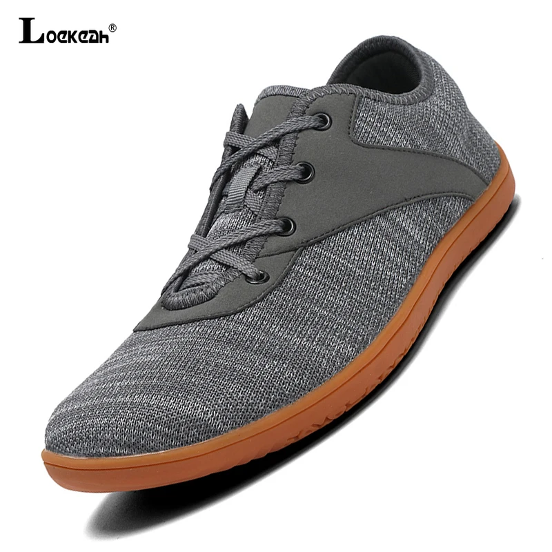 تنفس واسعة تو أحذية مشي الرجال النساء بيرفوت صفر قطرة أحذية تدريب في الهواء الطلق الركض الشقق عدم الانزلاق أحذية رياضية كاجوال