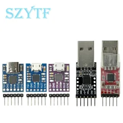 CP2102/CH9102 USB 2.0 to UART TTL 6/5PIN Connector Module Serial Converter STC Replace FT232 CH340 PL2303 CP2102 MICRO USB