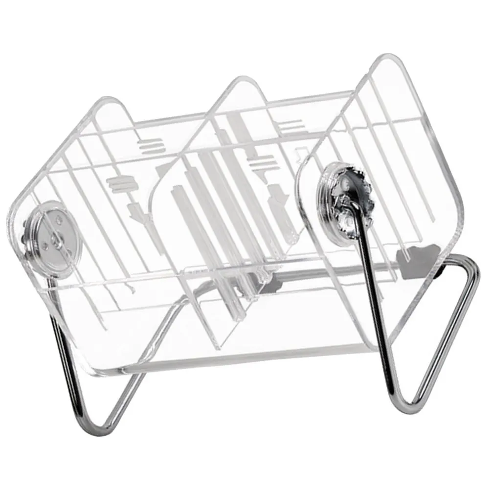 Clear Acrylic Desktop Storage Box Sturdy Jewelry Organizer for Mascara Eyeliner Phone Holder Sundries Organizer