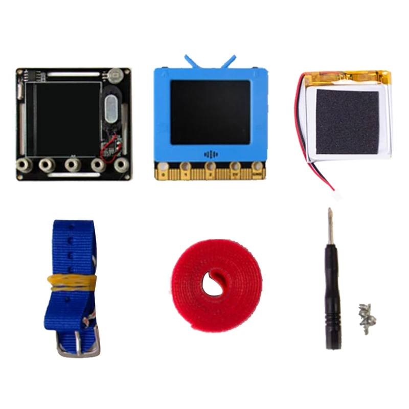 

1Set K-Watch For BBC Micro:Bit Expansion Board K-Watch Module Programmable Watch Python Editor Plastic (Blue)