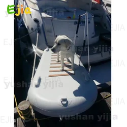 Inflatable Dock Platform Inflatable Boat Ganway & Inflatable paddle Board Double use For Yacht Boat Gangway 2mX0.7m With pump