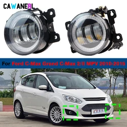 2 X 30W H11 Car LED Angel Eye Fog Light DRL Daylight 12V For Ford C-Max Cmax Grand C-Max 2/II MPV 2010 2011 2012 2013 2014 2015