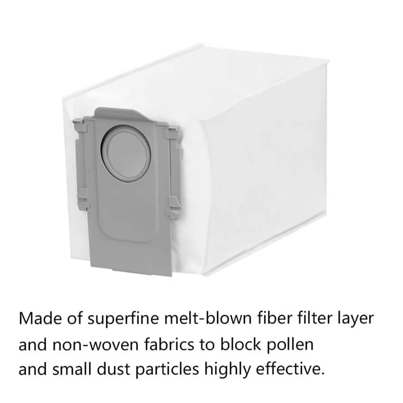 ABLL-Replacement Parts For Roborock Qrevo S/Qrevo Maxv/Qrevo Pro Vacuum Cleaner Main Side Brushes HEPA Filters Mop Bags