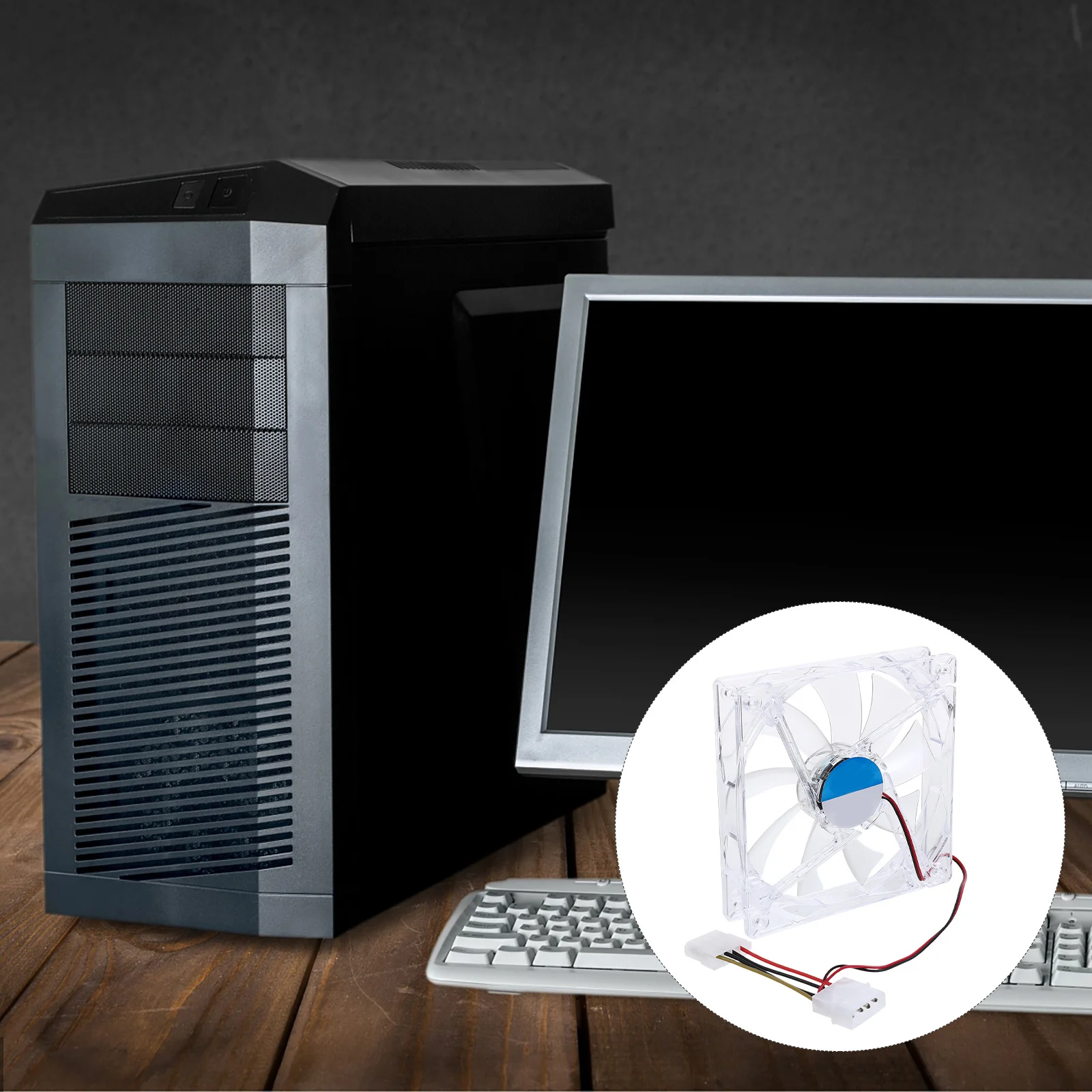 

Led Fan Heat Dissipator Copper Cpu Cooling Fan For Computer Silent Radiator Efficient Heat Dissipation Desktop Pc Case