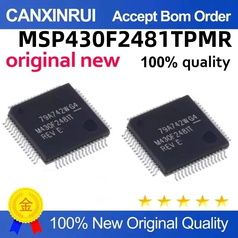 

Brand new MCU MSP430F2481TPMR M430F2481T MSP430F2481T Genuine hot sale