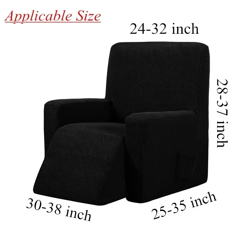 Household Elastic Solid Simple  Non-slip Waterproof Sofa Cover Can Open Split All-inclusive Rocking Chair Cover.