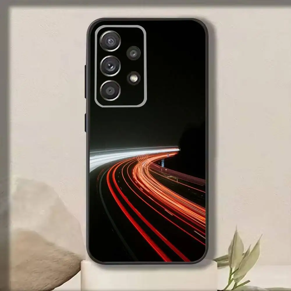 M-Minimalist F-F1 Circuit  Phone Case For Samsung S25,S24,S21,S22,S23,S30,Ultra,S20,Plus,Fe,Note,10,9,5G Black Cover view 6