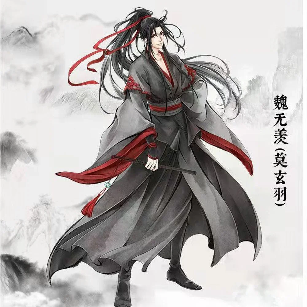 Chinese Wuxian Costume Complete or Depart Mo Xuanyu Costume Grandmaster of Demonic Cultivation Mo Dao Zu Shi Wei Wuxian Cosplay