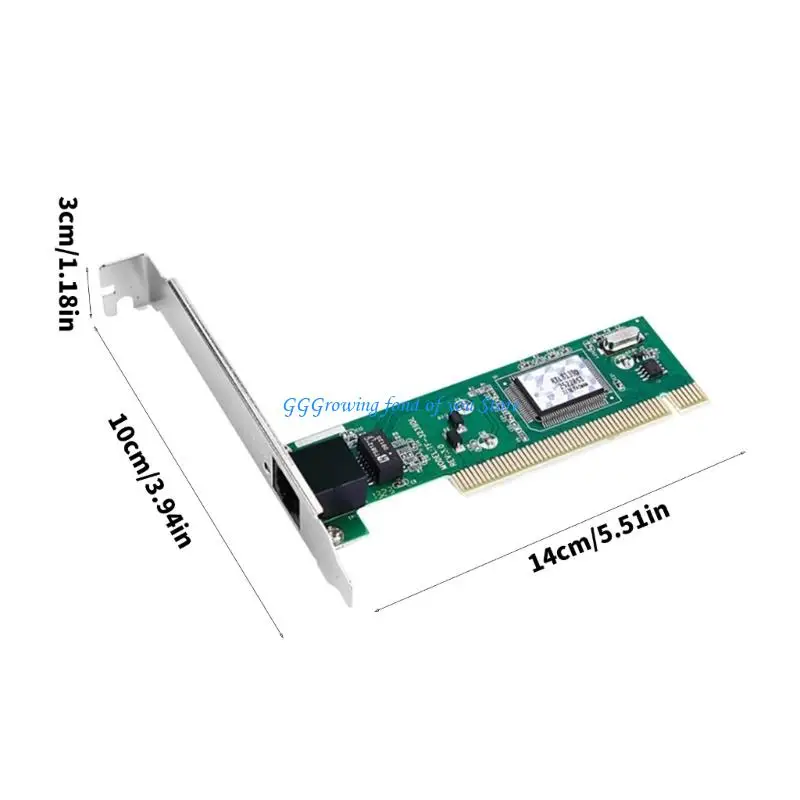 H9EB Desktop Computer PCI Ethernet -adapters stekkers en spelen installatie 100Mbps snelheid brede OS -compatibiliteit