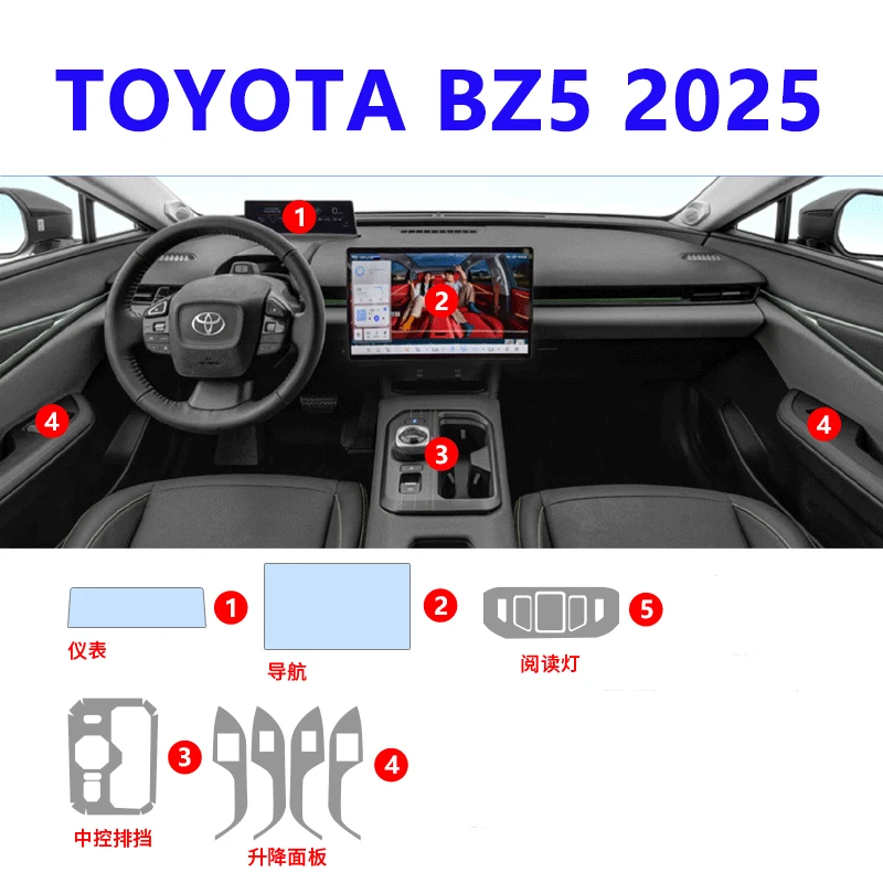 For Toyota BZ5 2025…