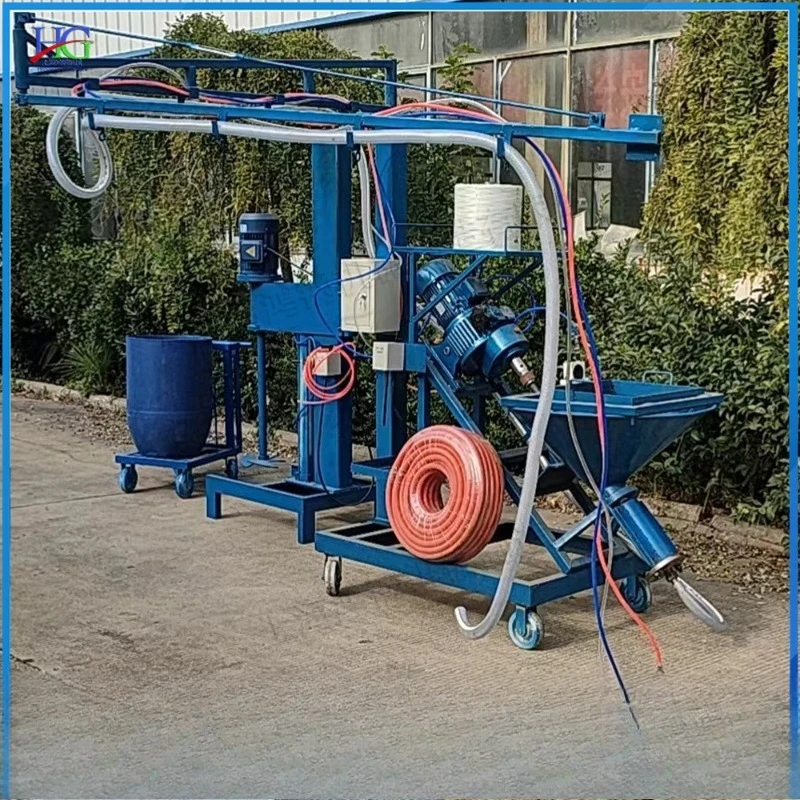 Cement mortar spraying machine, glass fiber spraying machine