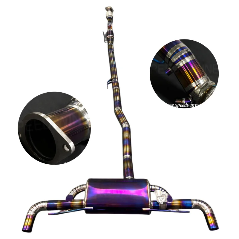 

Premium Titanium Valved Catback Exhaust System Muffler for Mercedes AMG A35 W177 2.0T