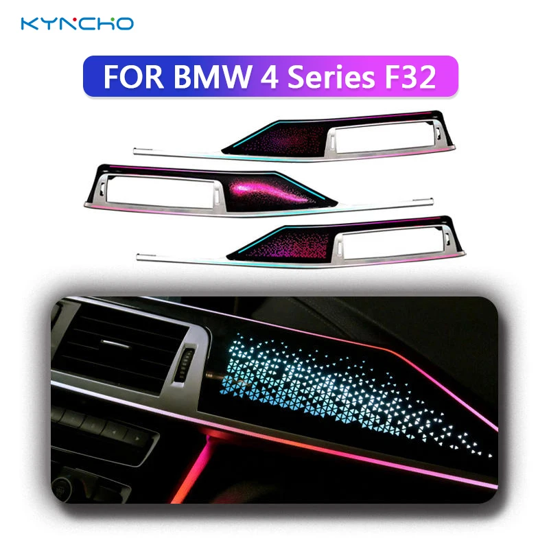 For BMW 4 Series F36 LED Car Ambient Light Symphony Smart Ambient Light Automotive Ambient Lighting App Controlled Car Ambient L