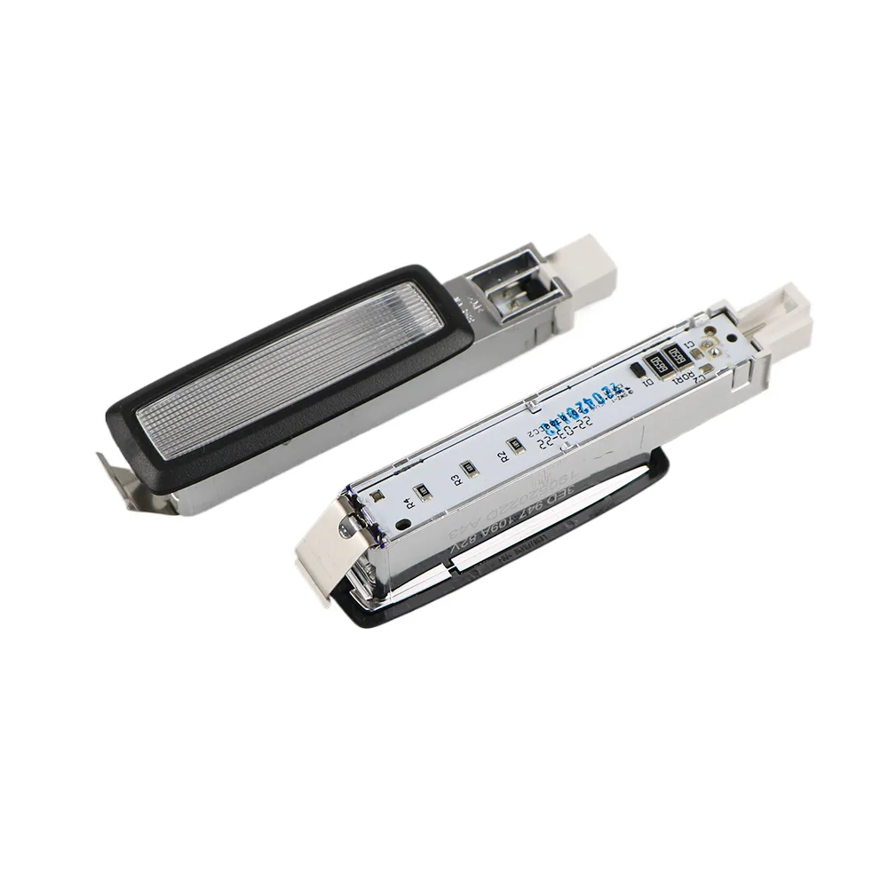 2 قطعة أسود Led الشمس قناع القراءة ضوء قبة مرآة لوضع مساحيق التجميل أضواء لشركة فولكس فاجن ID.3 ID.4.X ID.6.X CC باسات B8 3ED 947109 3GD 947109 #3