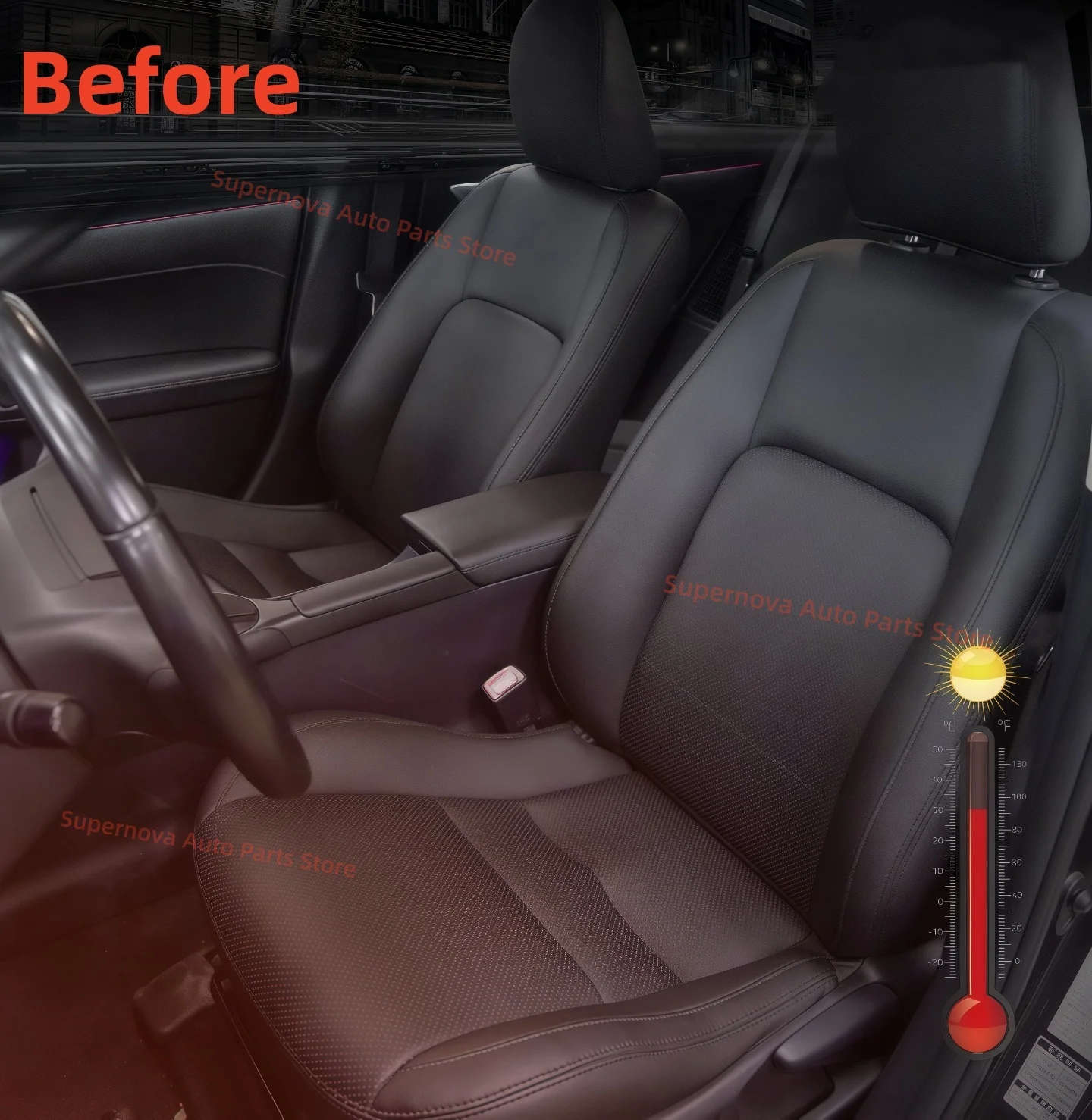 Seat ventilation For BMW 3 series G20 2020-2022 Car seat modification seat cooling seat heating button control Car accessories