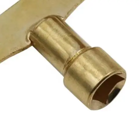 2pcs Bleed Key Square Socket Faucet Keys Water Tap Brass Radiator Special Lock Hole Plumbing