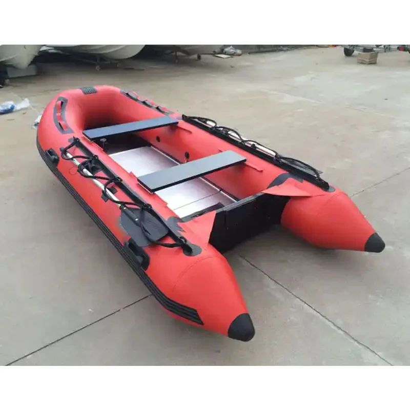 대형 고강도 PVC 보트 ASM-320 8인승 파워 타입 1.2mm 알루미늄 두께 호수용