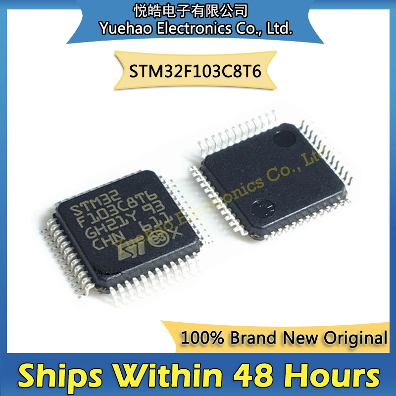 100PCS STM32F103C8T6 STM32F103C8 STM32F103 STM32F STM32 STM New Original MCU IC LQFP-48