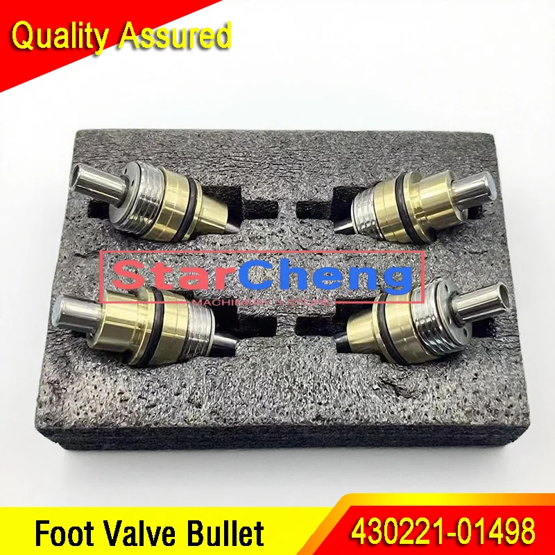 4 PCS/Set High Quality Walking Bullet Pilot Pusher 430221-01498 For DX DH215 220 225 300-5-7-9 Walking Foot Valve Bullet