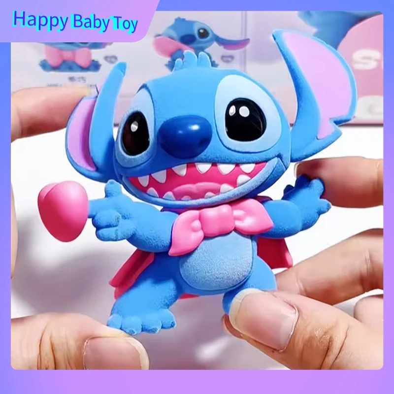 

100%Genuine Disney Stitch Warm Pink Series Blind Box Anime Action Figure Cute Doll Desktop Ornament Collection Birthday Gifts