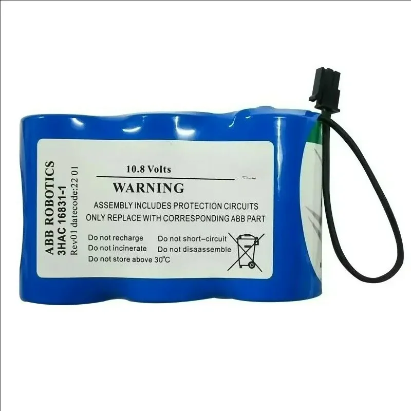 

Новая батарея 10.8V 19A для робота ABB 3HAC16831-1 (процессор 460) - 1 шт.