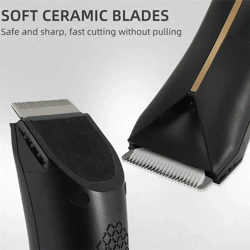 

AA20-New Men And Women Groin Body Trimmer Electric Facial Beard Bikini Hair Trimmer Washable Pubic Hair Shaver Epilator Easy To