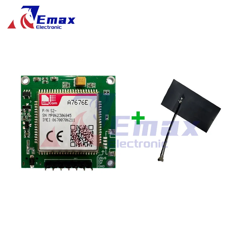 

SIMcom A7676E Core Board A7676E Development Board LTE CAT1+4G+2G+LTE450M+Voice not Supported GPS