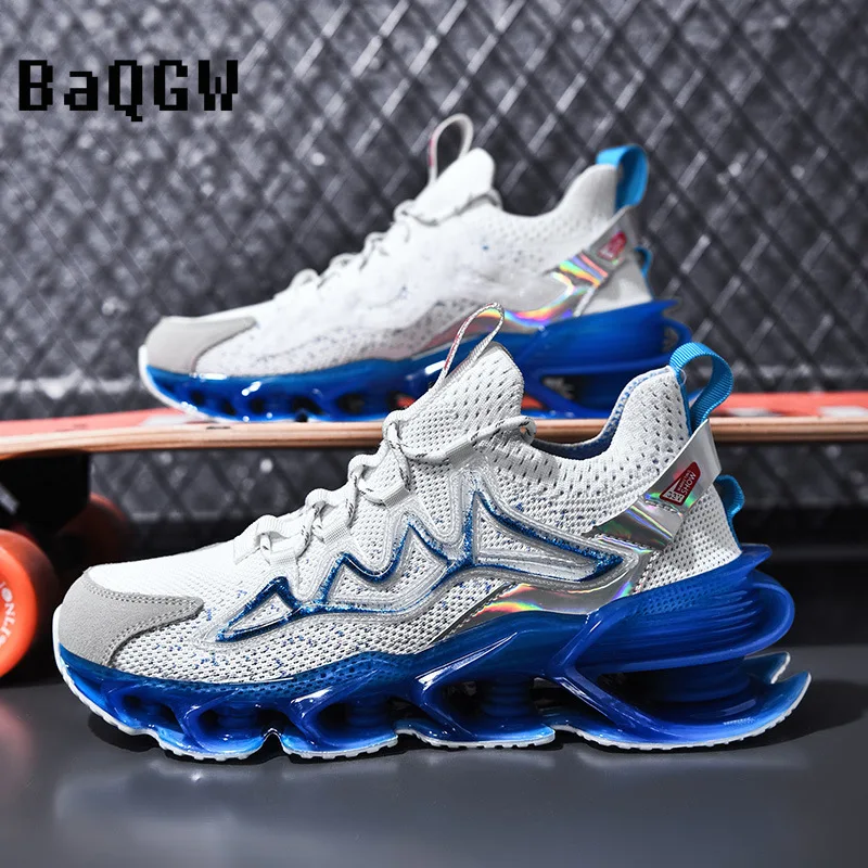 Fashion Non-slip Men Running Shoes Breathable High Quality Summer Sneaker Tenis Shoes Comfortable Luxury Male Lace Up Sportswear