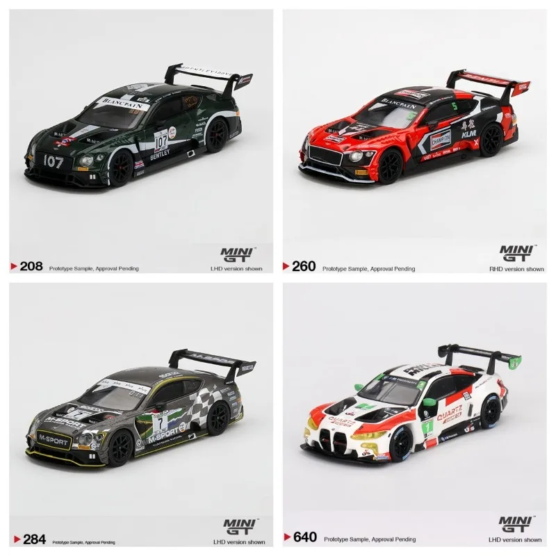 В наличии 1:64 #   Миниатюрные модели автомобилей из сплава GT3, литые под давлением, 208, 260, 284, 640, симуляция, украшения для взрослых, игрушки для мальчиков
