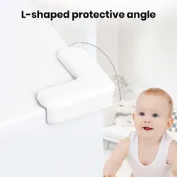 Protectores de esquina de seguridad para niños, cojines de esquina anticolisión, a prueba de bebés, Kit de Protector de esquina de muebles de Pvc suave para mesa afilada