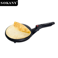 Electric Pancake Maker, Temperature Control, Non-stick Layer, Cool Touch Handle, Instant Heating Spring Roll Pastry Frying Pan