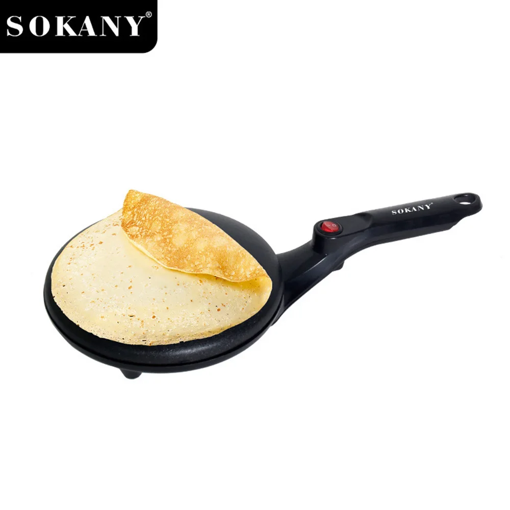 Electric Pancake Maker, Temperature Control, Non-stick Layer, Cool Touch Handle, Instant Heating Spring Roll Pastry Frying Pan