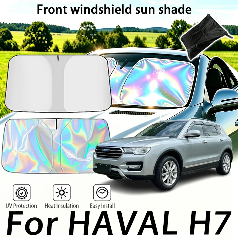 For HAVAL H7 Windshield Sun Shade Foldable UV Reflective Front Window Sun Protection Cover Accessories
